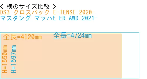#DS3 クロスバック E-TENSE 2020- + マスタング マッハE ER AWD 2021-